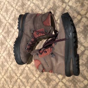 Vintage Salomon Leather Hiking Boots 